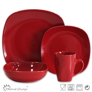 Popular Design 16PCS Dinner Set in Square Shape